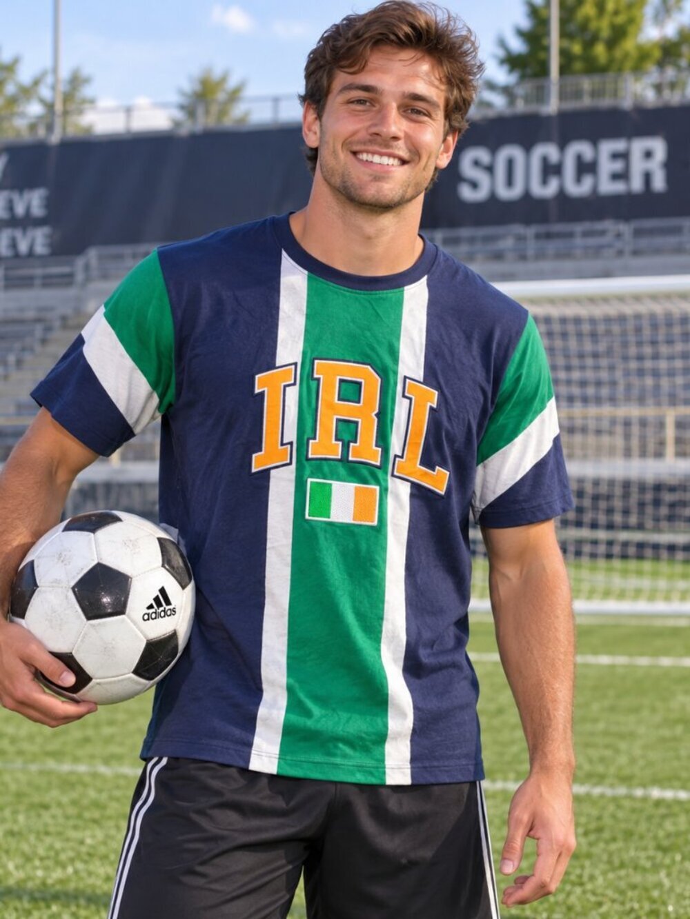 TEAM  Ireland Soccer TShirt (SMALL)